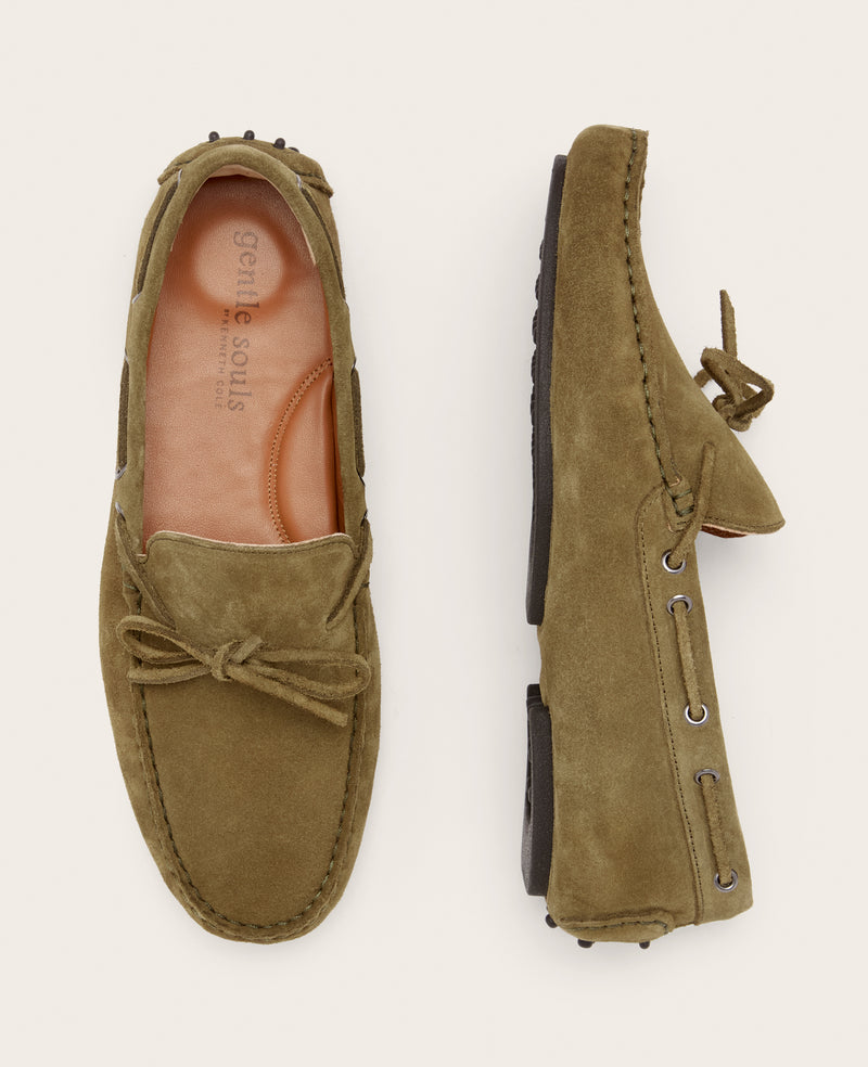 Kenneth Cole - GENTLE SOULS - Hermoso Suede Driver MENS SLIP-ON for Men
