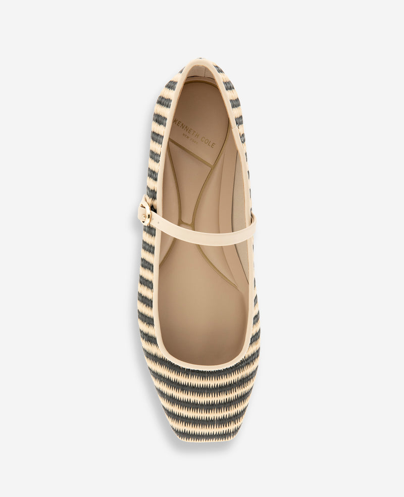 Kenneth Cole - Jasper Raffia Ballet Flat WOMENS FLAT for Women