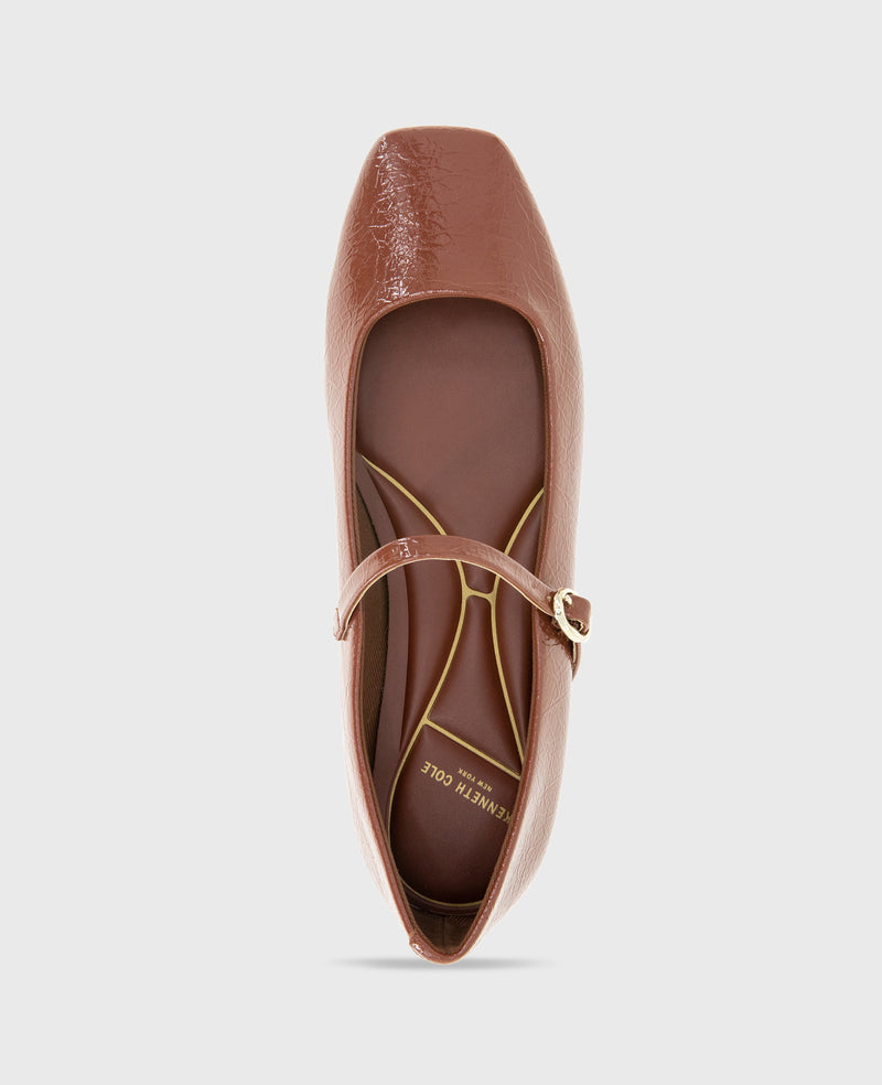 Kenneth Cole - Jasper Patent Leather Ballet Flat WOMENS FLAT for Women