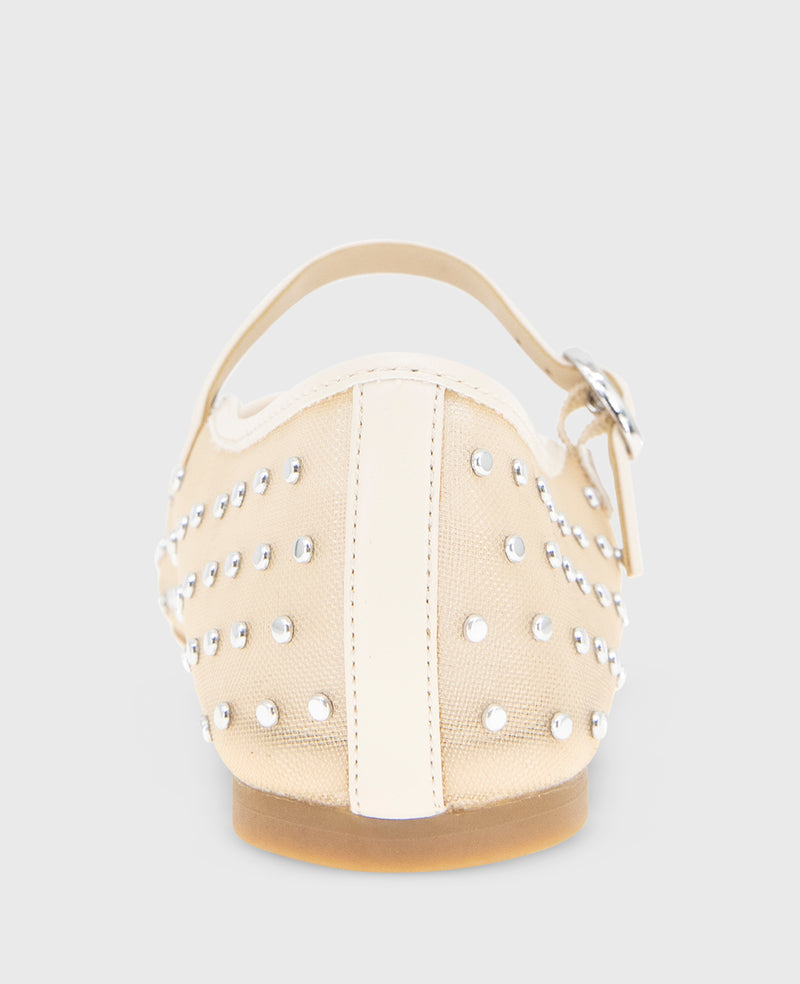 Kenneth Cole - Jasper Mesh Micro Stud Ballet Flat WOMENS FLAT for Women