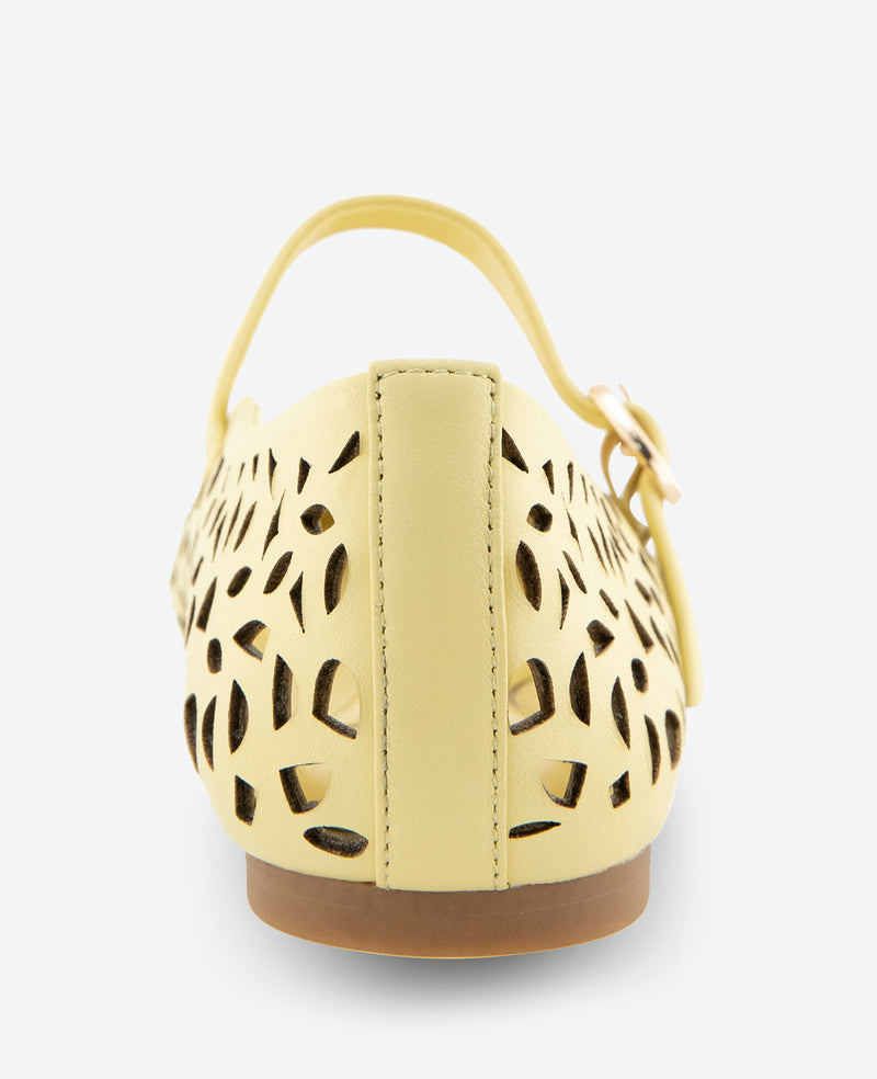 Kenneth Cole - Jasper Perforated Leather Ballet Flat WOMENS FLAT for Women