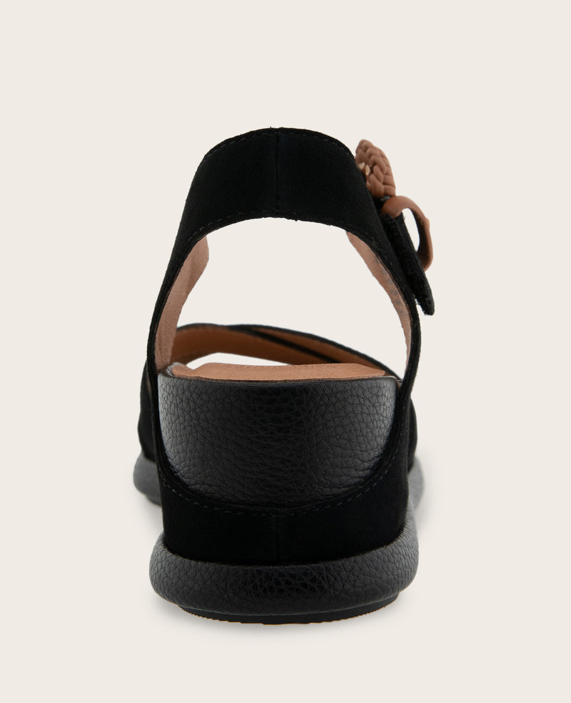 Kenneth Cole - GENTLE SOULS - Jaylee Suede Criss-Cross Ankle Strap Platform Sandal WOMENS SANDAL for Women