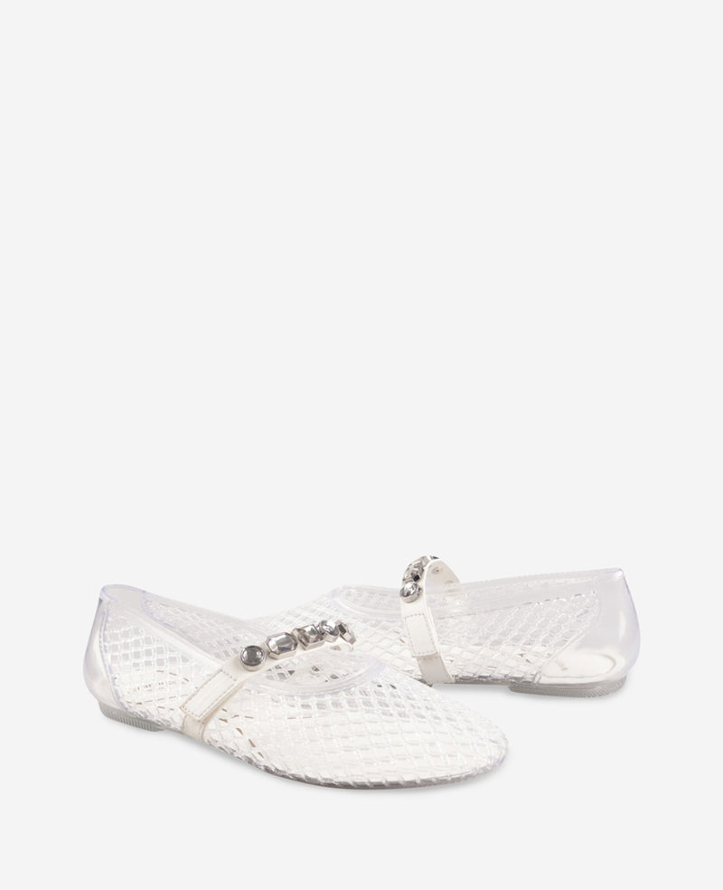 Kenneth Cole - Jazzy Stone Embellished Ballet Flat WOMENS FLAT for Women