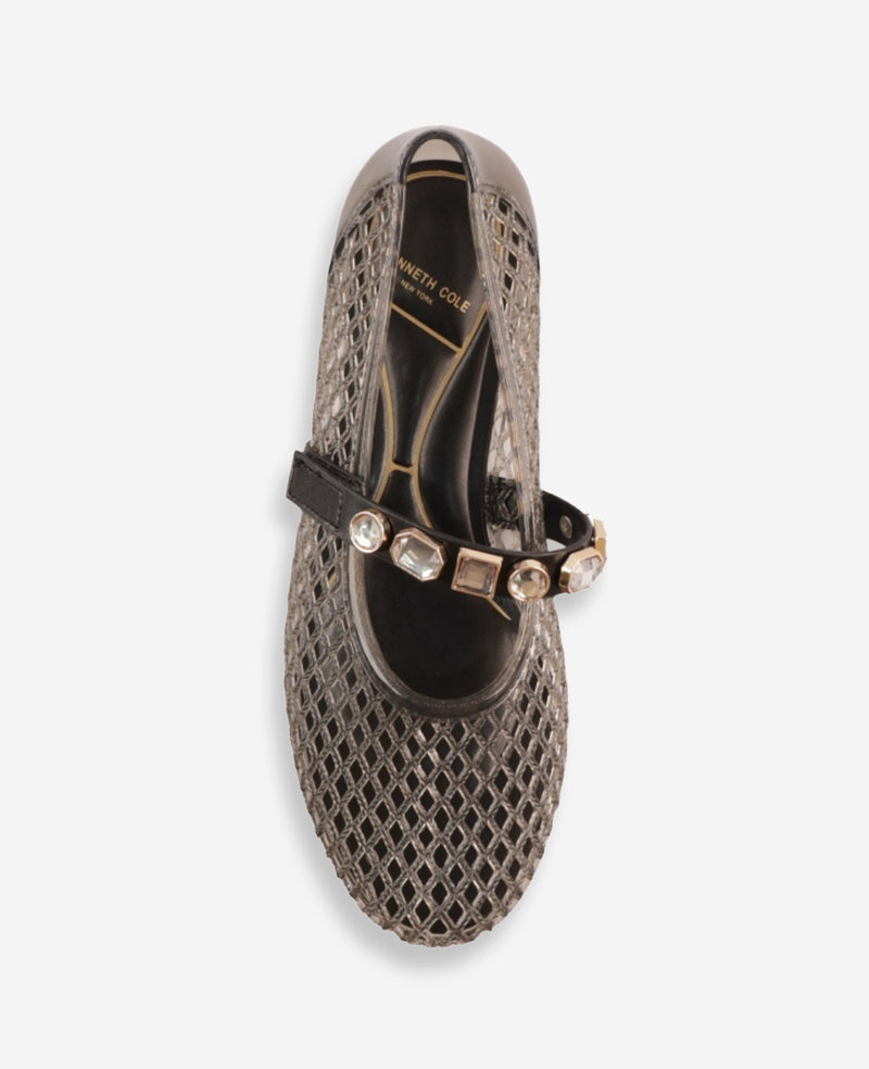 Kenneth Cole - Jazzy Stone Embellished Ballet Flat WOMENS FLAT for Women