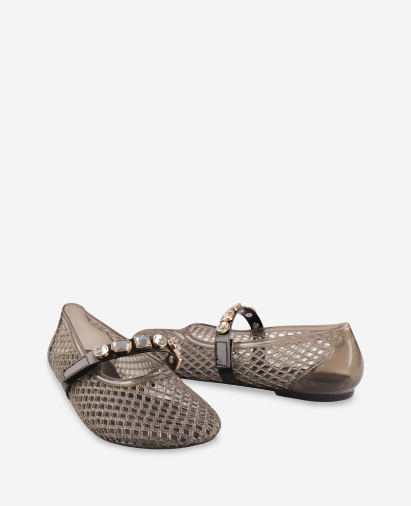 Kenneth Cole - Jazzy Stone Embellished Ballet Flat WOMENS FLAT for Women