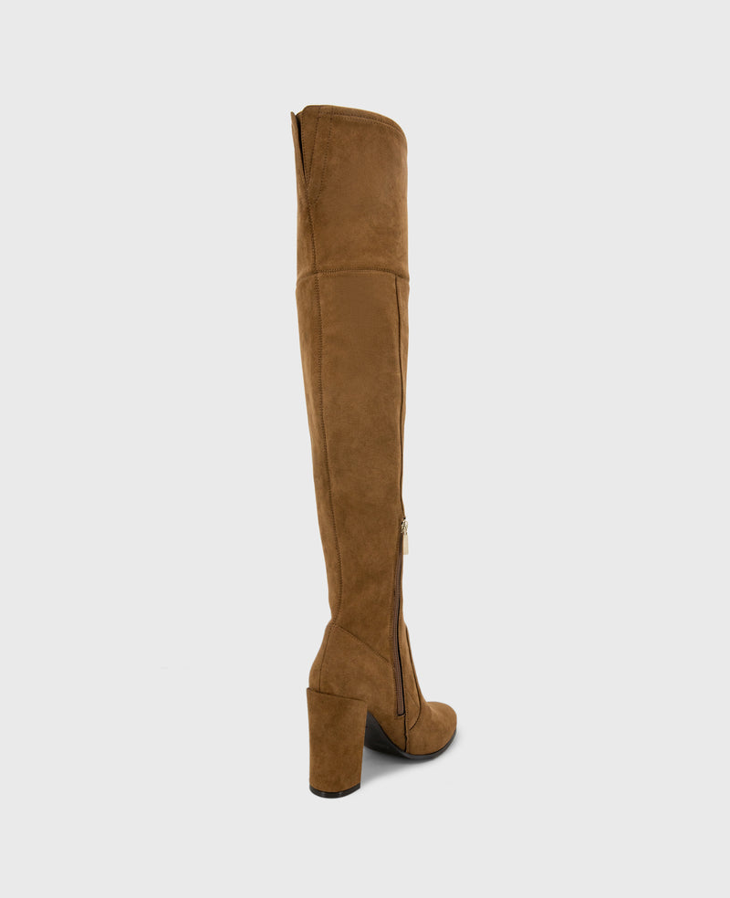 Kenneth Cole - Josie Suede Tall Knee Heeled Boot WOMENS BOOT for Women