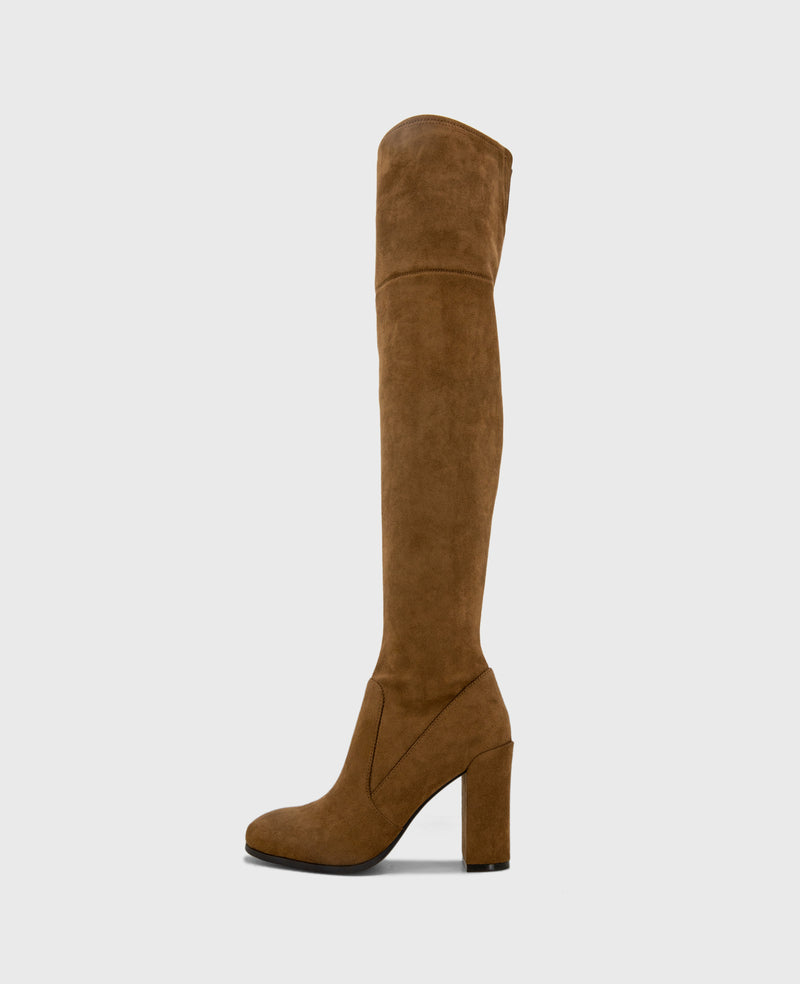 Kenneth Cole - Josie Suede Tall Knee Heeled Boot WOMENS BOOT for Women