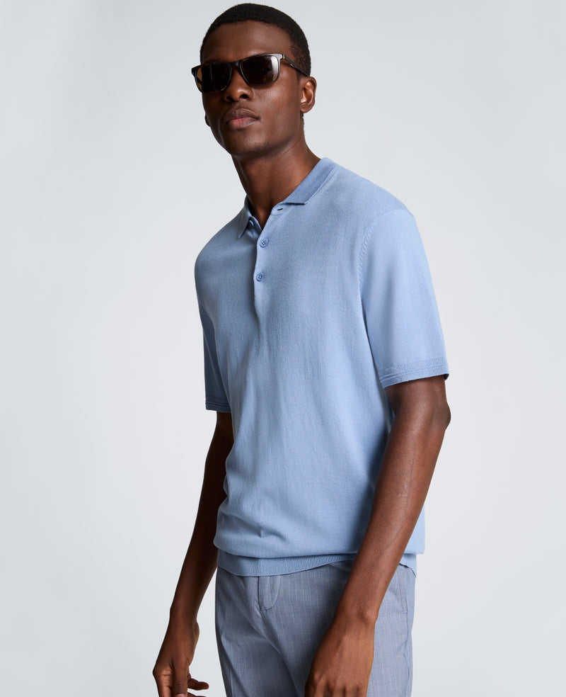 Kenneth Cole - Short Sleeve Polo Sweater MENS SHIRT for Men