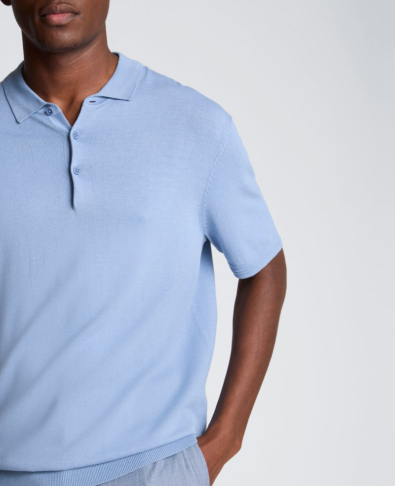 Kenneth Cole - Short Sleeve Polo Sweater MENS SHIRT for Men