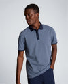 Contrast Placket Button Polo
