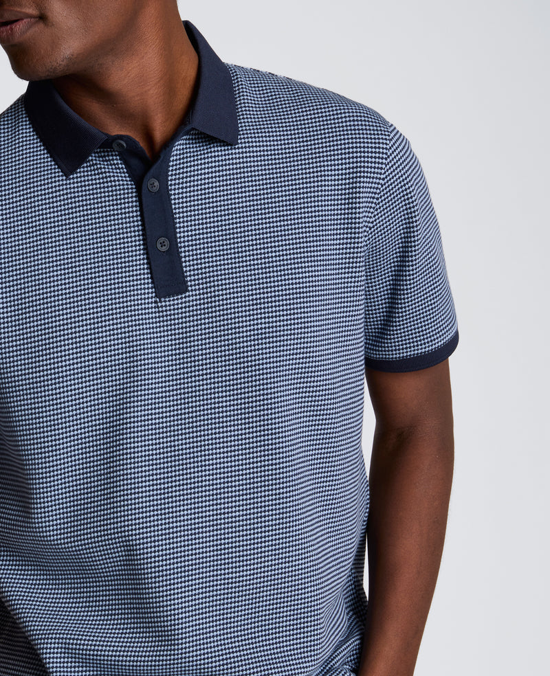 Kenneth Cole - Contrast Placket Button Polo MENS SHIRT for Men