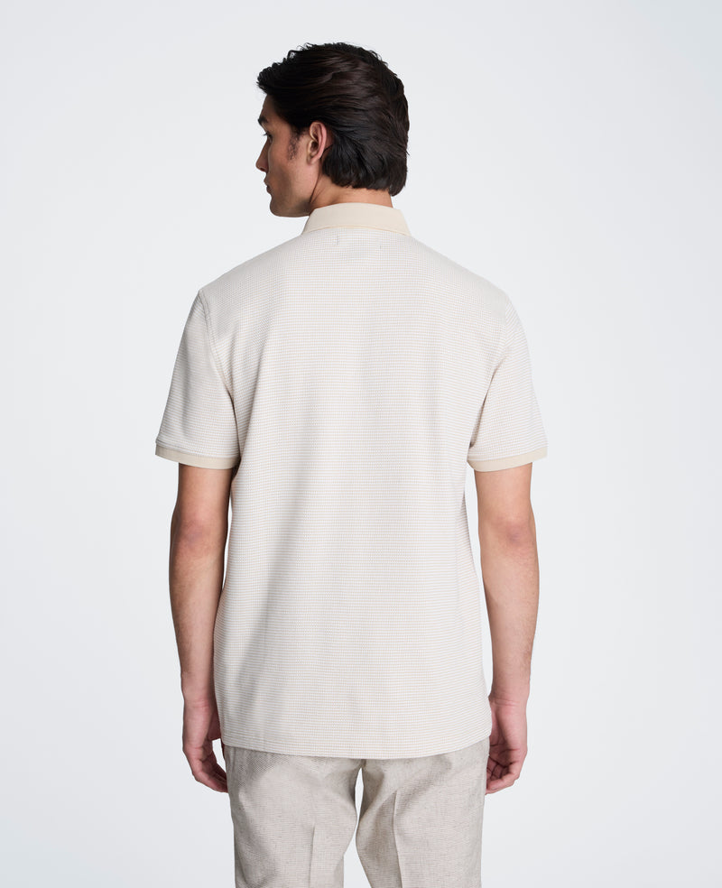 Kenneth Cole - Contrast Placket Button Polo MENS SHIRT for Men