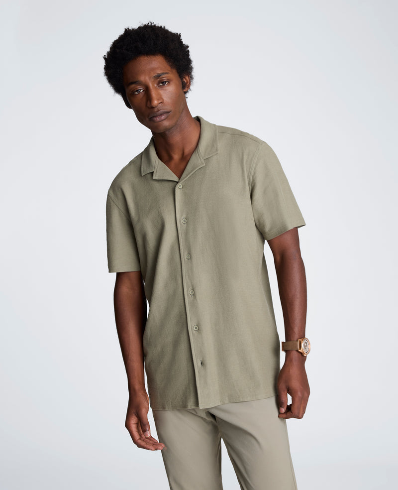 Kenneth Cole - Knit Camp Shirt MENS SHIRT for Men