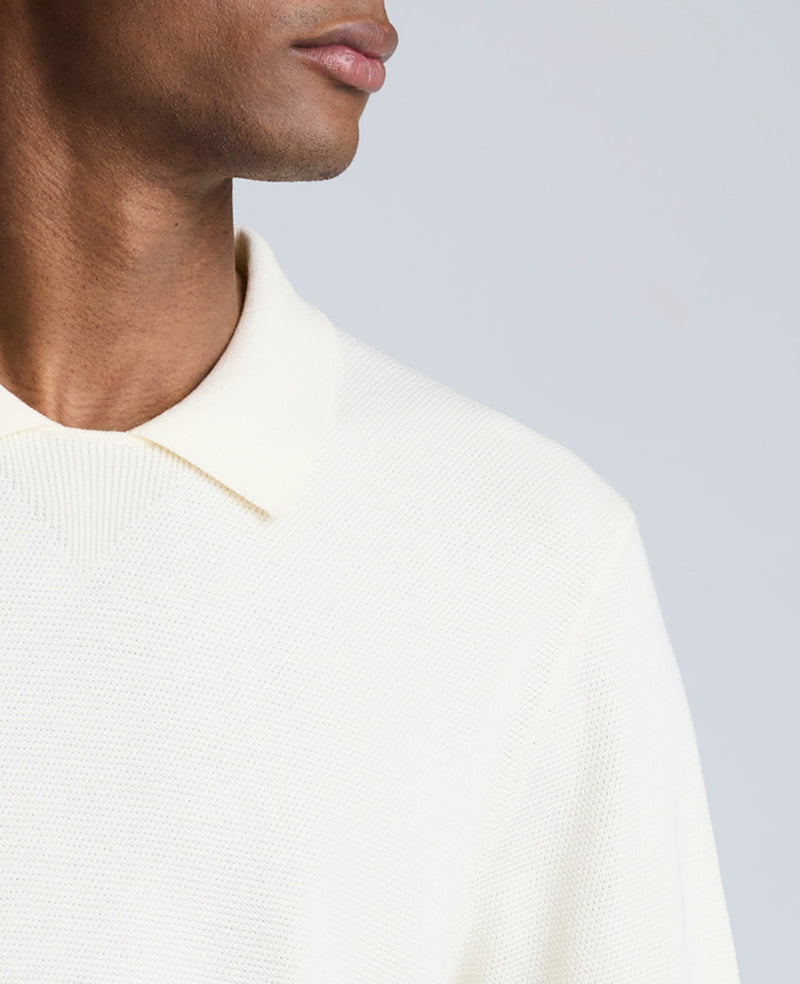 Short Sleeve Polo Sweater