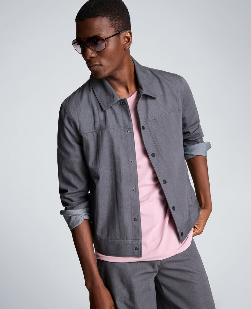 Kenneth Cole - Denim Trucker Jacket MENS JACKET for Men