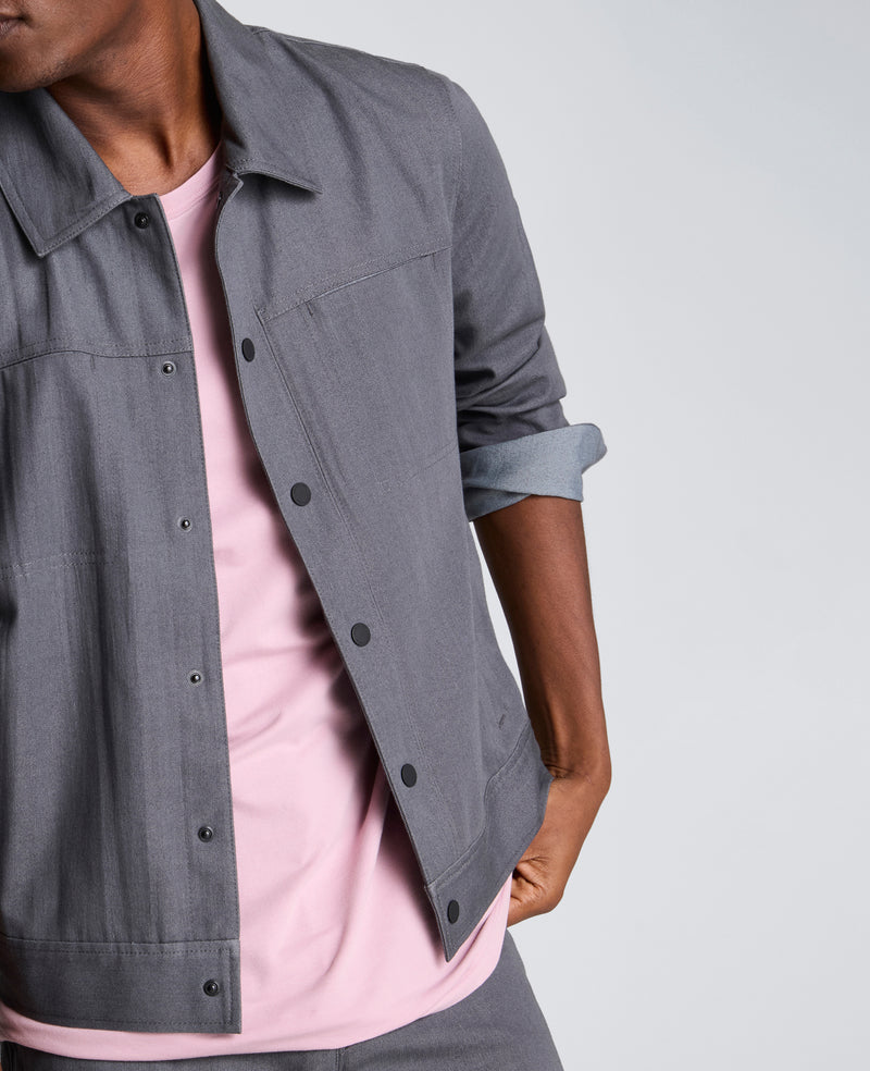 Kenneth Cole - Denim Trucker Jacket MENS JACKET for Men