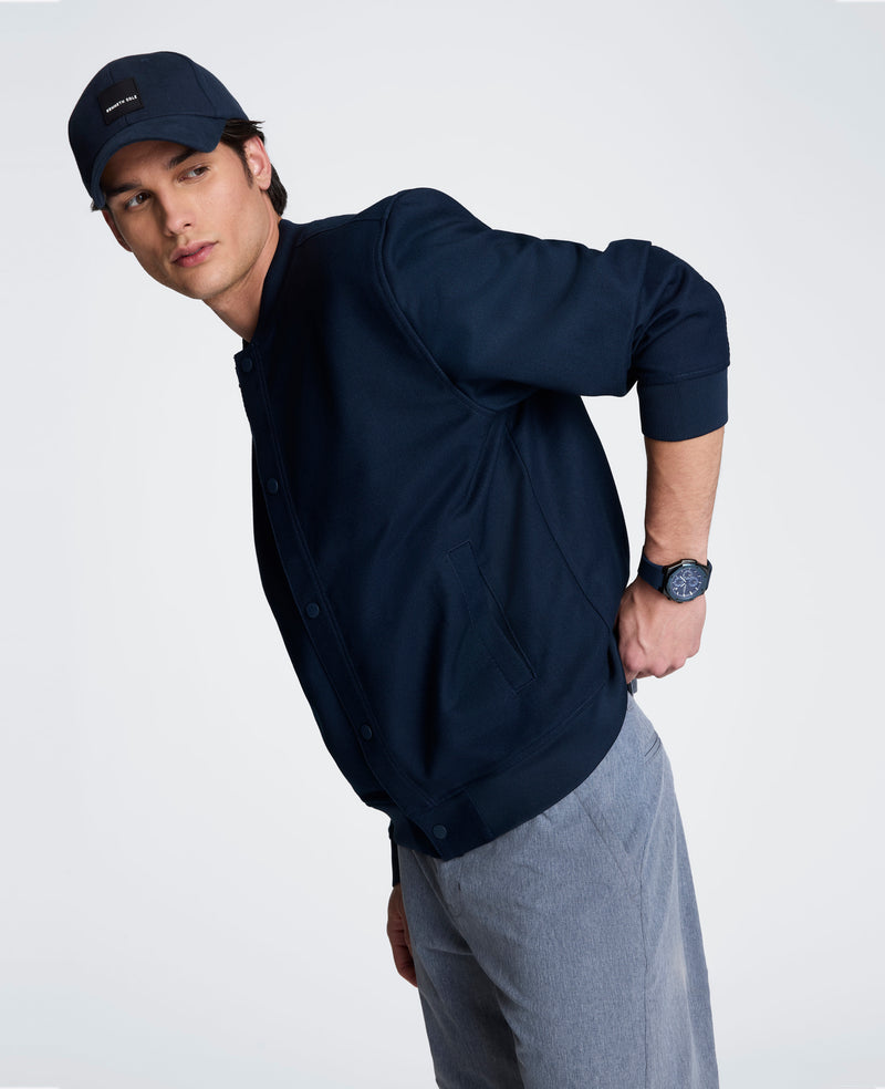 Kenneth Cole - Relaxed Bomber Jacket MENS JACKET for Men