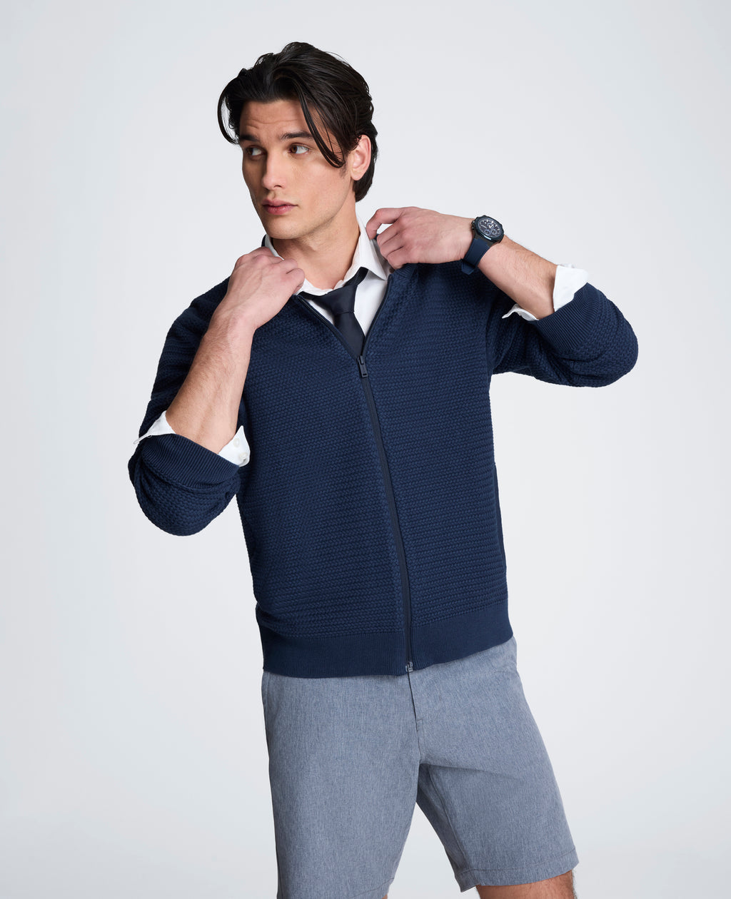 Kenneth Cole - Sweater Bomber Jacket MENS JACKET for Men 