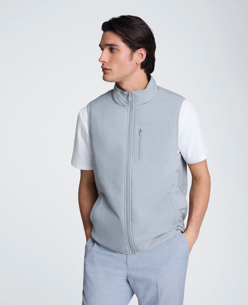 Kenneth Cole Mixed Media Vest