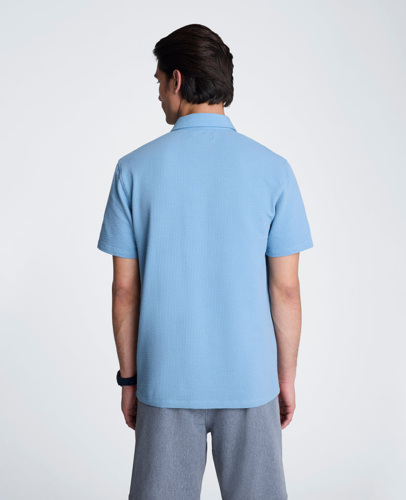 Kenneth Cole - Mixed Media Polo MENS SWEATER for Men