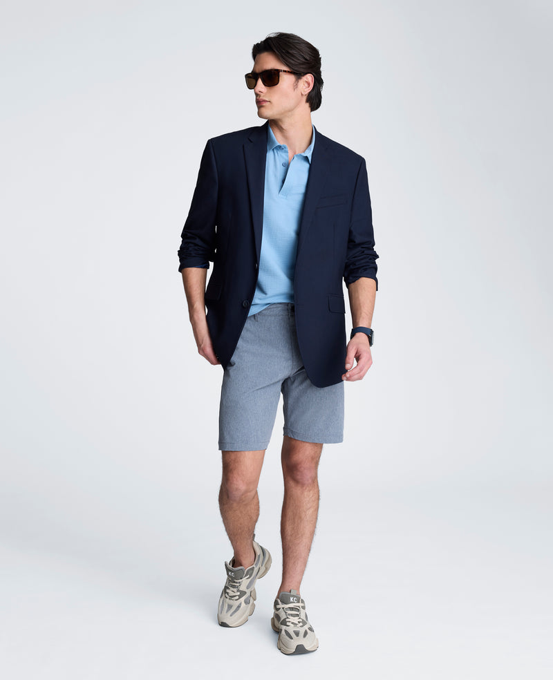 Kenneth Cole - Mixed Media Polo MENS SWEATER for Men