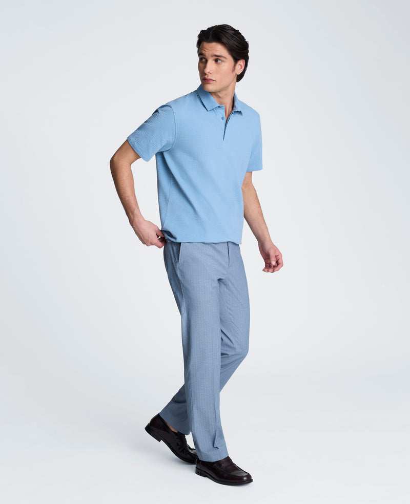 Kenneth Cole - Mixed Media Polo MENS SWEATER for Men