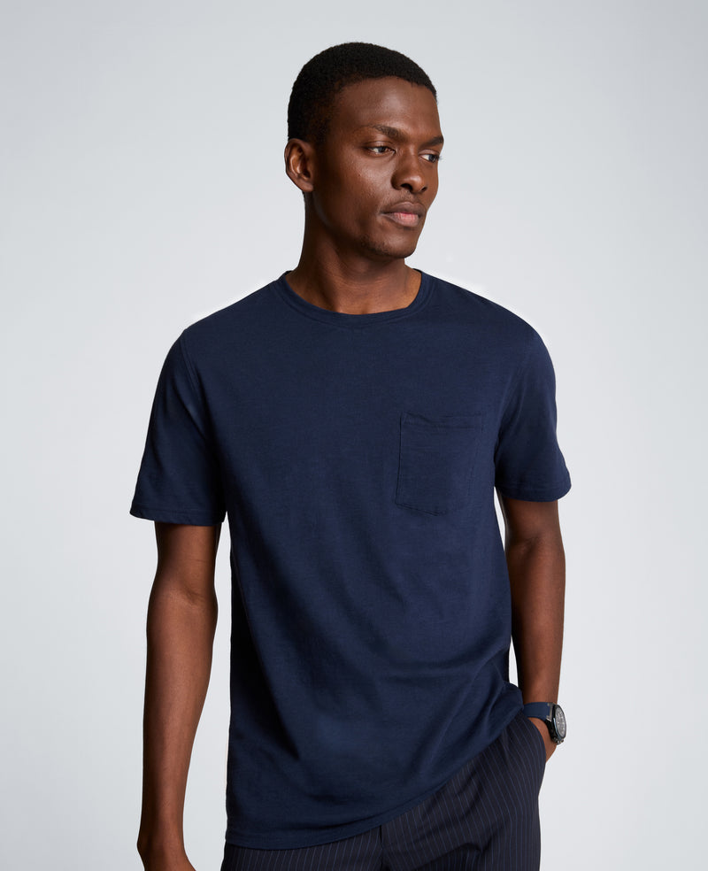 Kenneth Cole - Crew Neck Tee with Pocket MENS SHIRT for Men