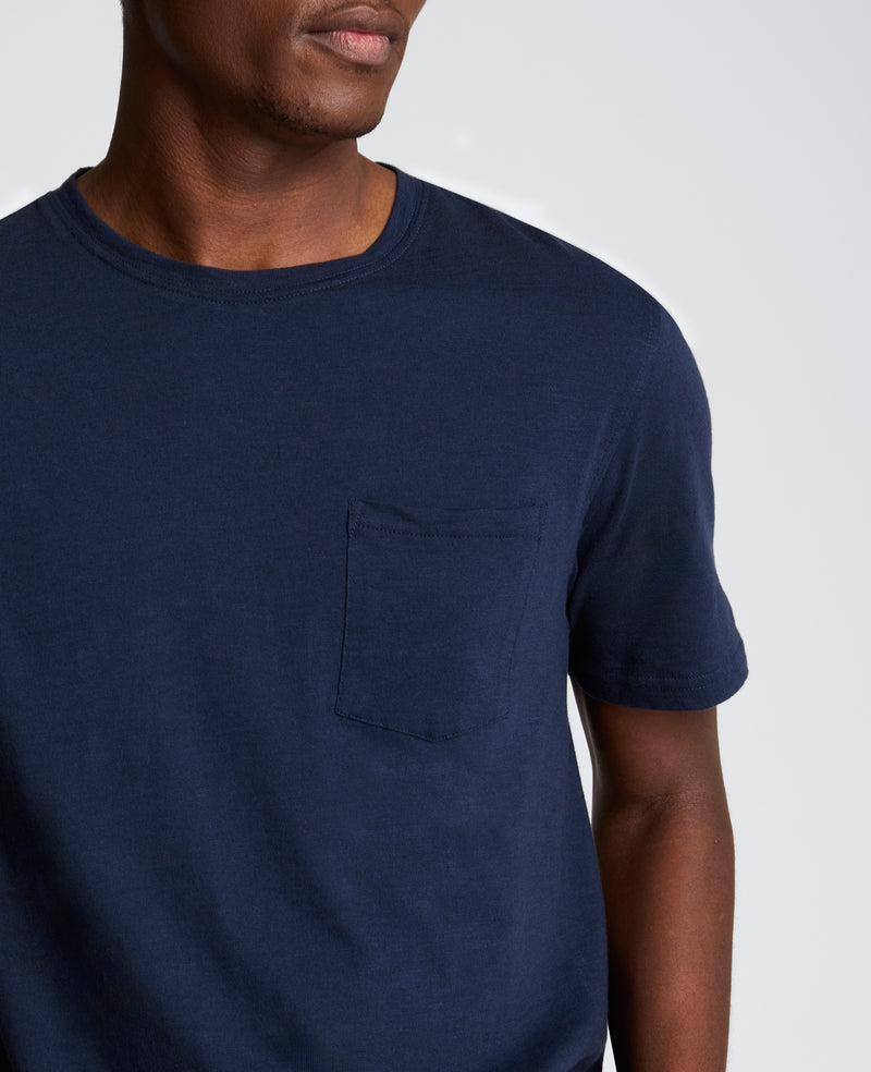 Kenneth Cole - Crew Neck Tee with Pocket MENS SHIRT for Men