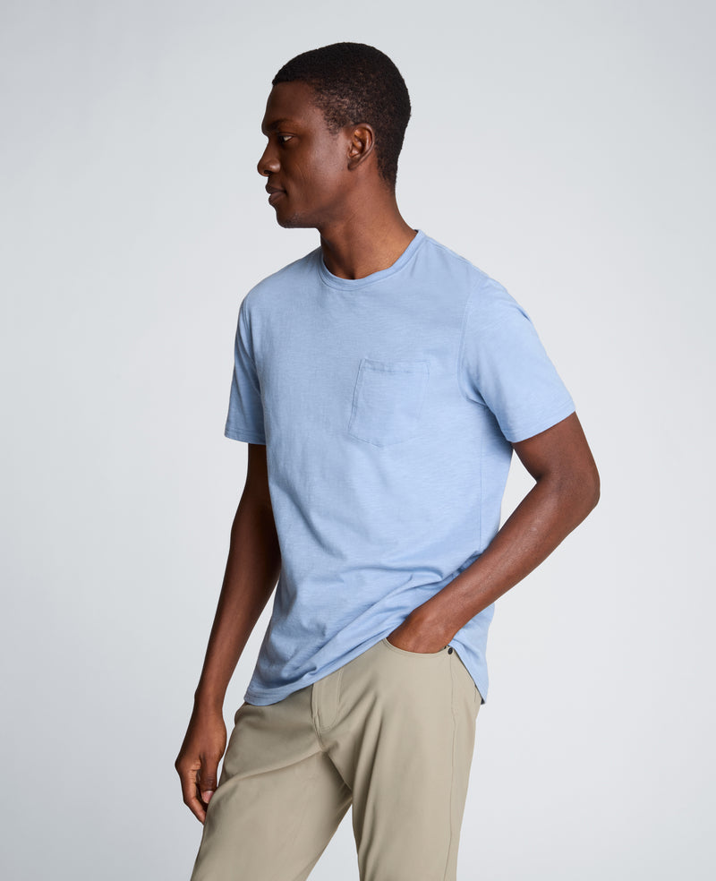 Kenneth Cole - Crew Neck Tee with Pocket MENS SHIRT for Men