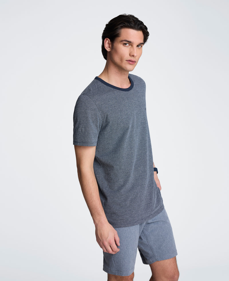 Kenneth Cole - Textured Logo Tee MENS SHIRT for Men