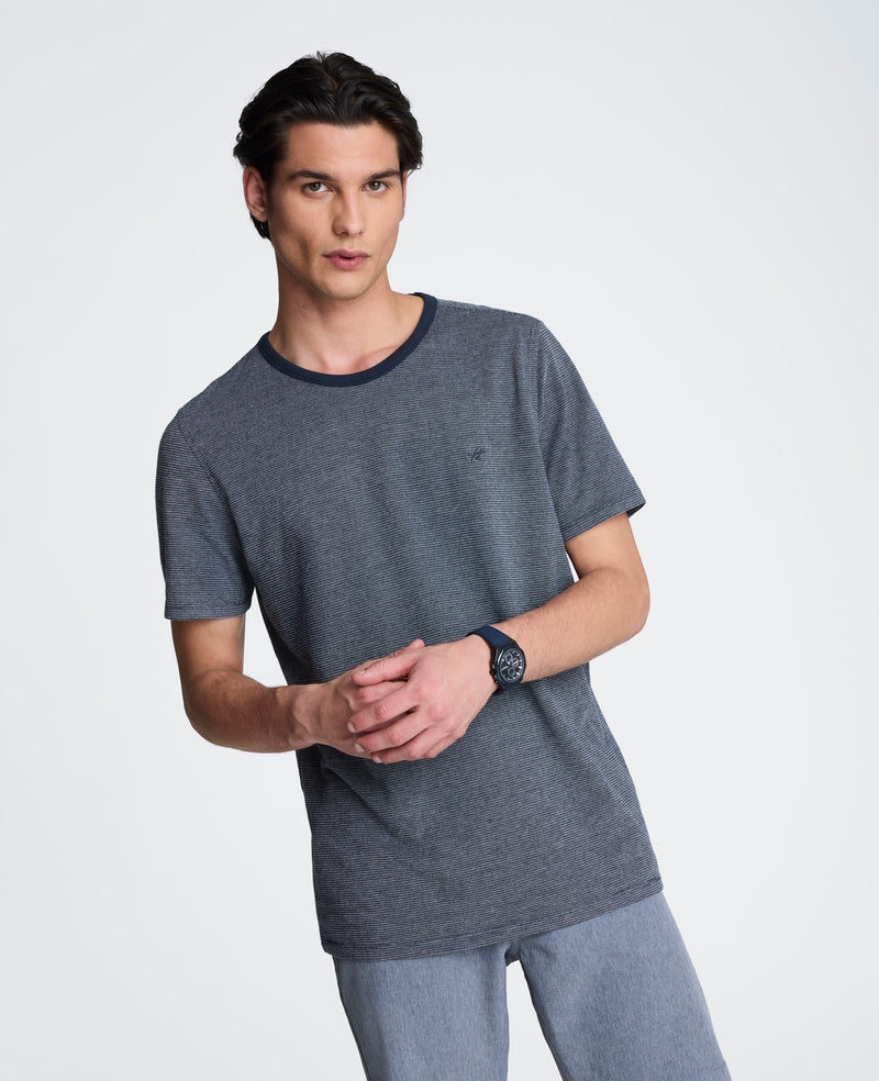 Kenneth Cole - Textured Logo Tee MENS SHIRT for Men