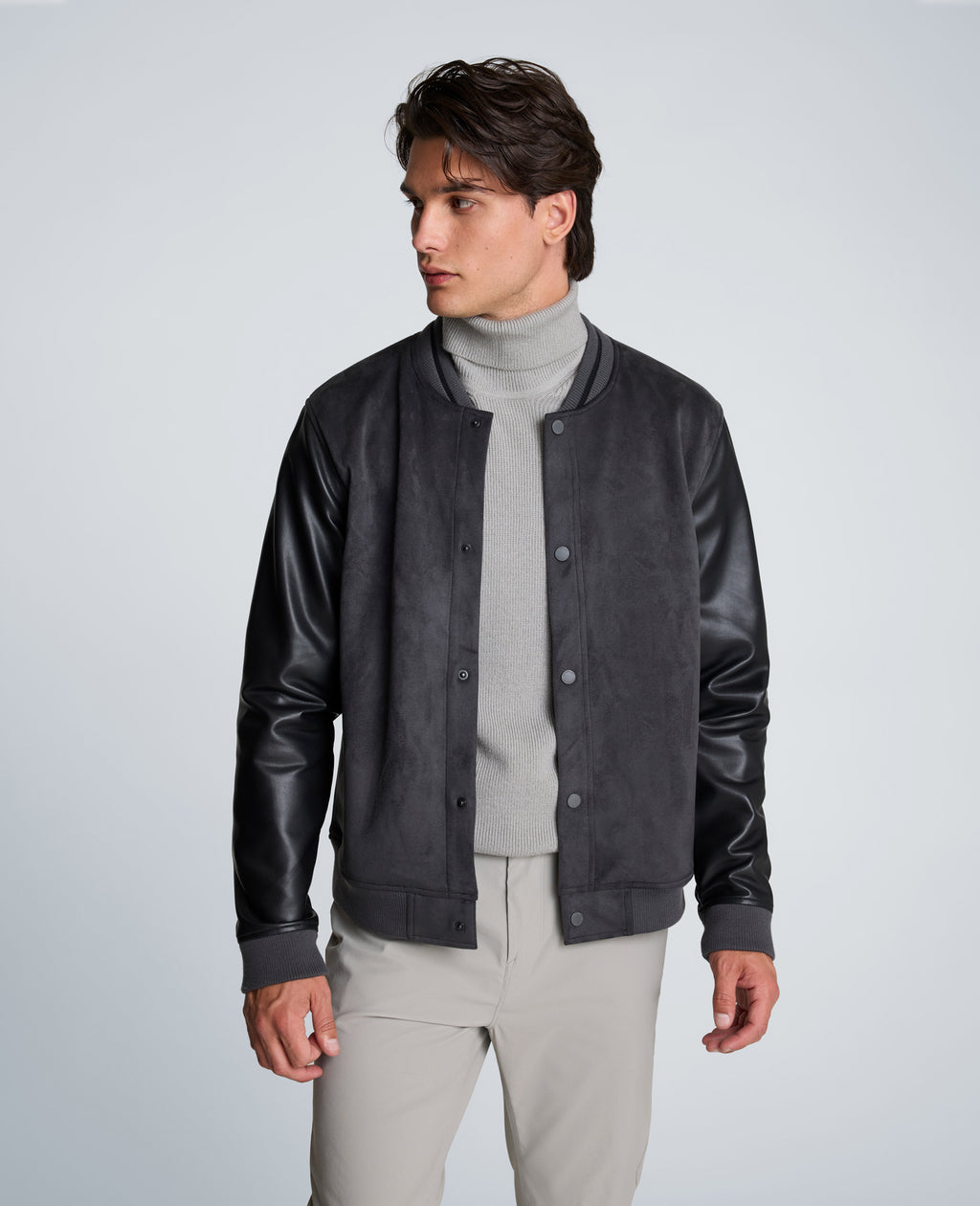 Kenneth Cole - Varsity Bomber Jacket MENS JACKET for Men 