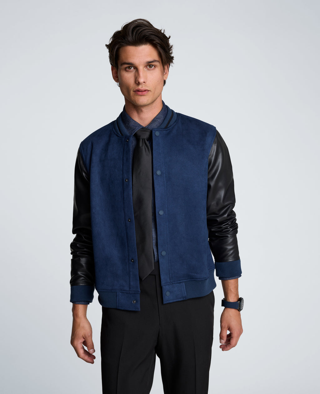 Kenneth Cole - Varsity Bomber Jacket MENS JACKET for Men 