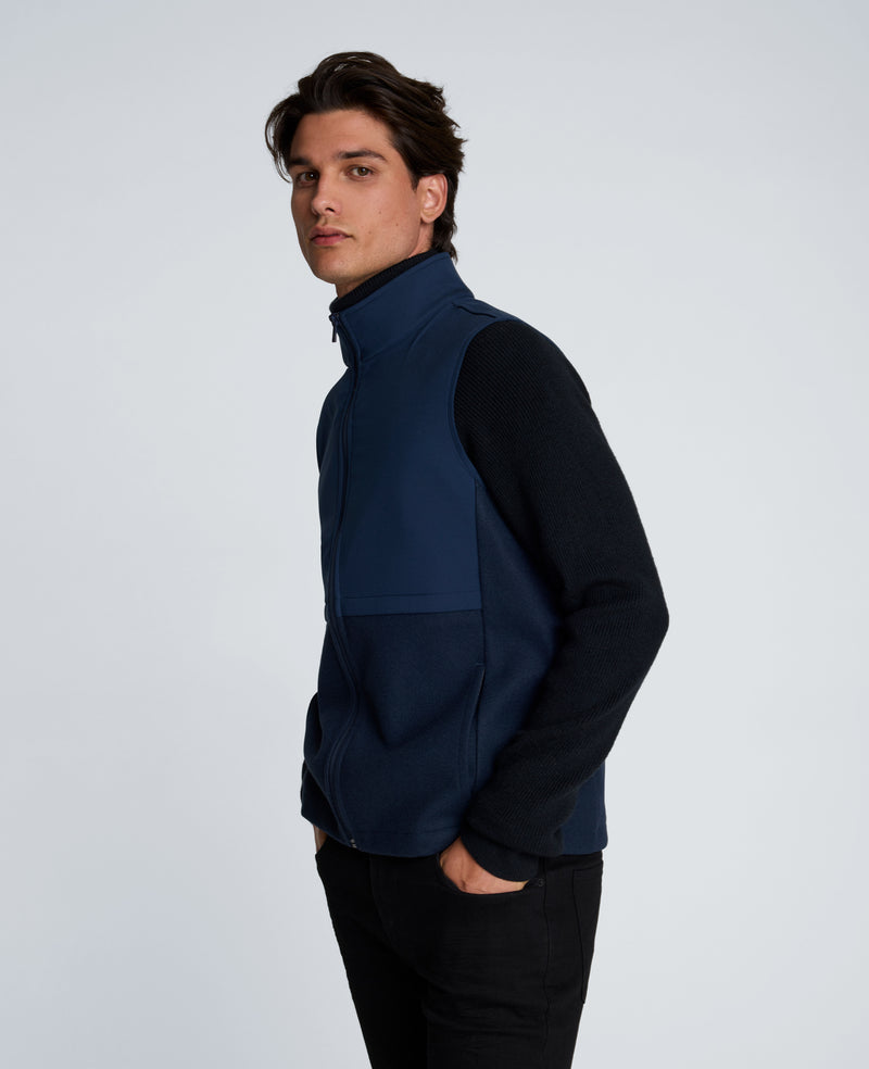 Kenneth Cole - Blocked Vest MENS OUTERWEAR for Men