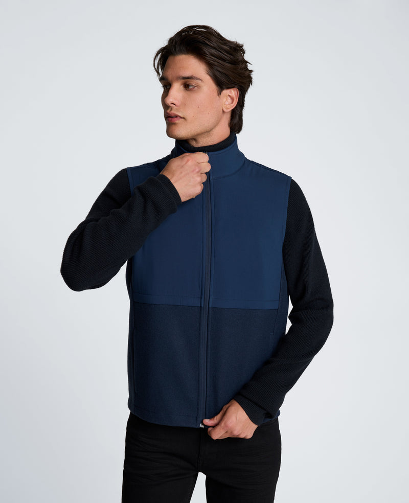 Kenneth Cole - Blocked Vest MENS OUTERWEAR for Men