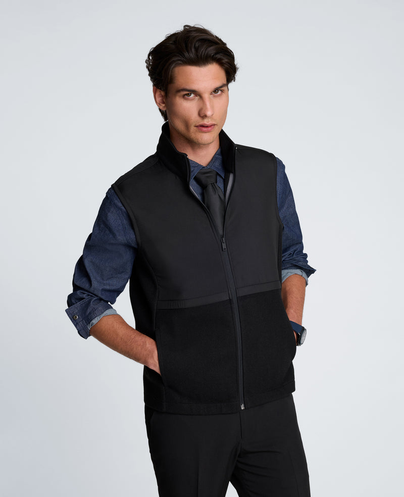 Kenneth Cole - Blocked Vest MENS OUTERWEAR for Men