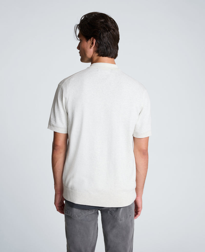 Kenneth Cole - Short Sleeve Sweater Polo MENS SWEATER for Men
