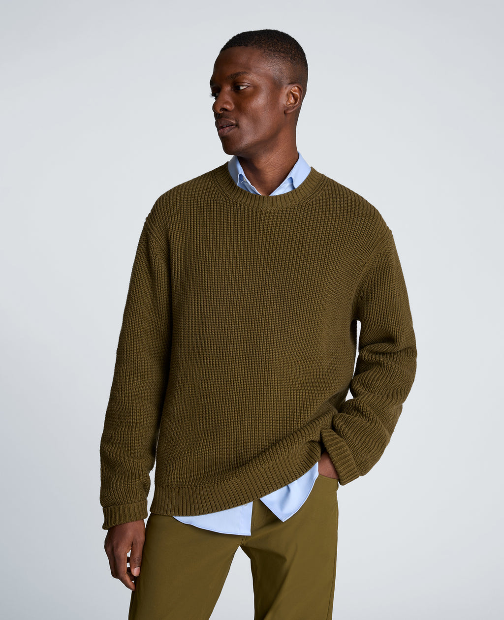 Kenneth Cole - Chunky Oversized Sweater MENS SWEATER for Men 