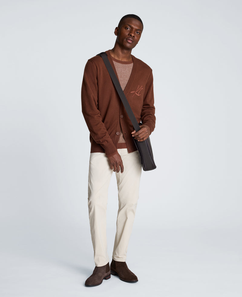Kenneth Cole - Logo Cardigan MENS SWEATER for Men