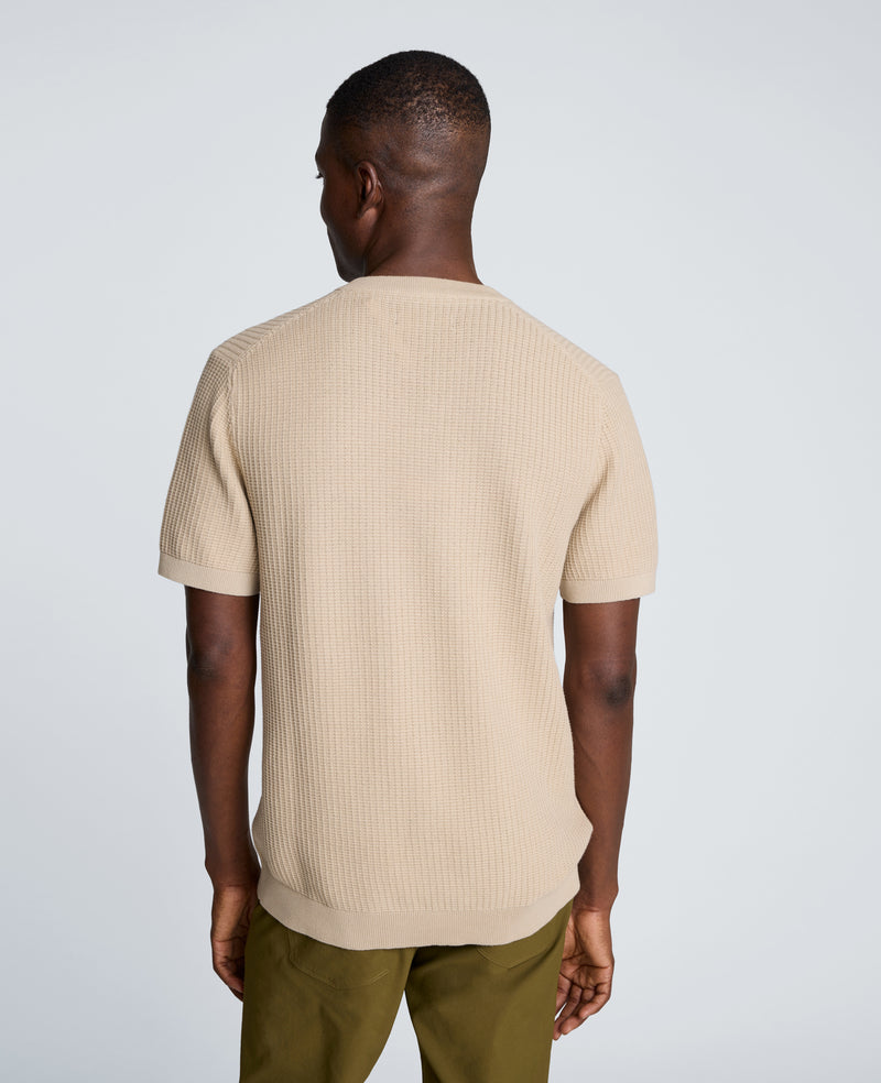 Kenneth Cole - Johnny Collar Henley Sweater MENS SWEATER for Men