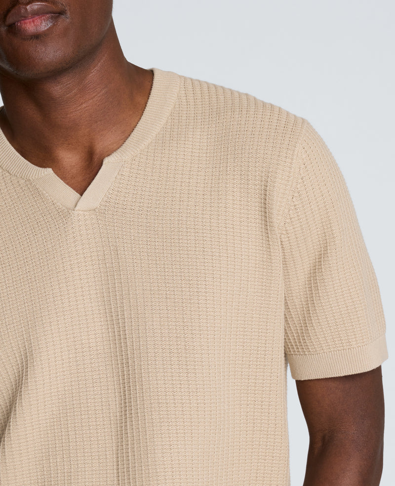 Kenneth Cole - Johnny Collar Henley Sweater MENS SWEATER for Men