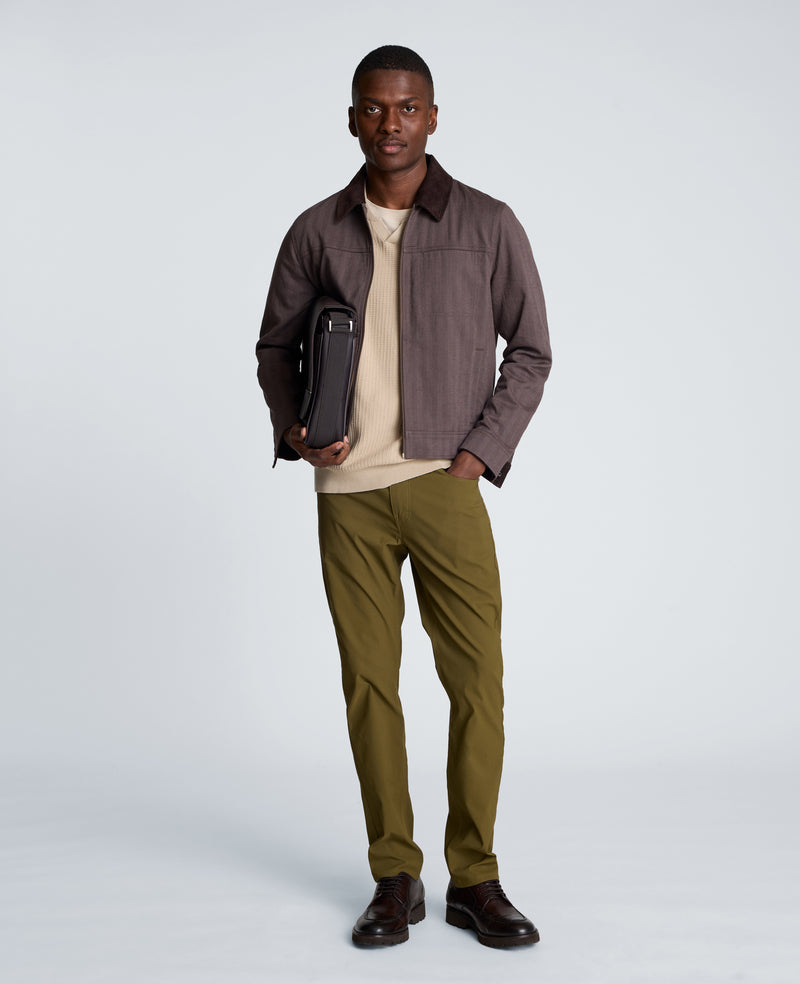 Kenneth Cole - Johnny Collar Henley Sweater MENS SWEATER for Men