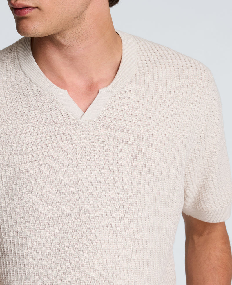 Kenneth Cole - Johnny Collar Henley Sweater MENS SWEATER for Men
