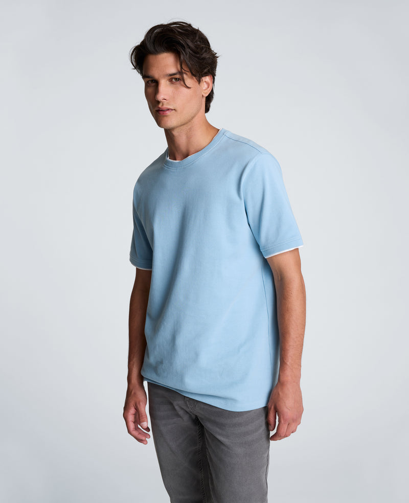 Kenneth Cole - Double Collar Tee MENS SHIRT for Men