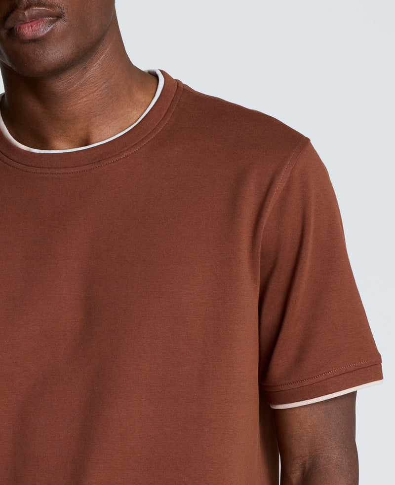Kenneth Cole - Double Collar Tee MENS SHIRT for Men