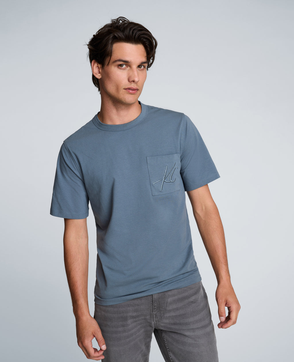 Kenneth Cole - Crew Tee with Pocket MENS SHIRT for Men 