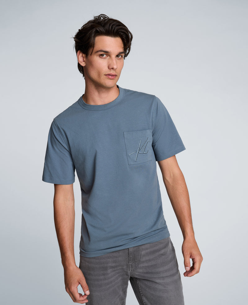Kenneth Cole - Crew Tee with Pocket MENS SHIRT for Men