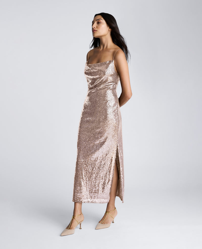 Kenneth Cole Sequin Maxi Slip Dress Kenneth Cole Sequin Maxi Slip Dress