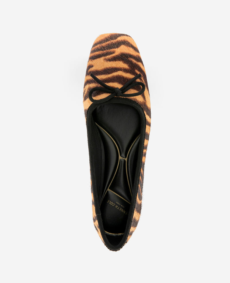 Kenneth Cole - Carriah Calf Hair Bow Tie Ballet Flat WOMENS FLAT for Women