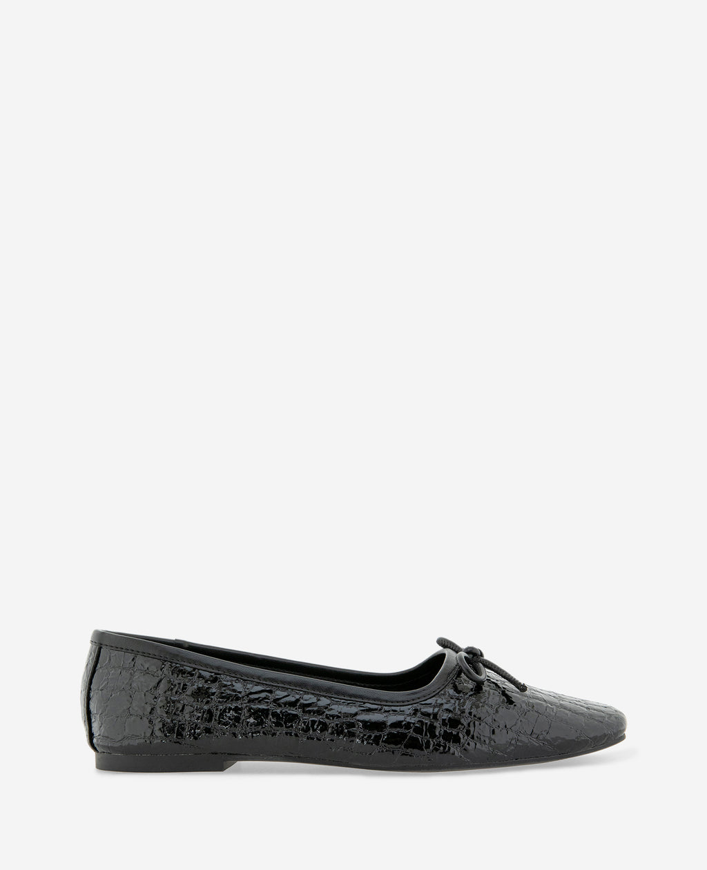 Kenneth Cole - Carriah Embossed Croco Bow Tie Ballet Flat WOMENS FLAT for Women 